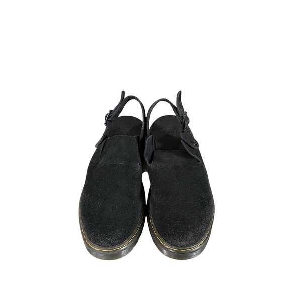 Dr. Martens Zebzag Slingback Platform Black Suede Mule Size Men’s 7 / Women’s 8 main image 4